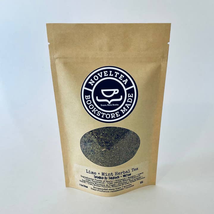 NovelTea Bookstore & Gifts - Wholesale Loose Tea - Watson & Sherlock Inspired - Lime and Mint HERBAL TEA