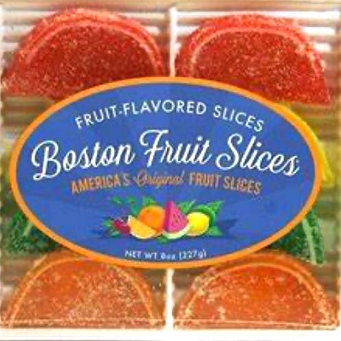 O'Shea's Candies Sweet Shop - Wholesale Gummy - Boston Fruit Slice 🍒 🍊 16 CT Layered Gift Box1