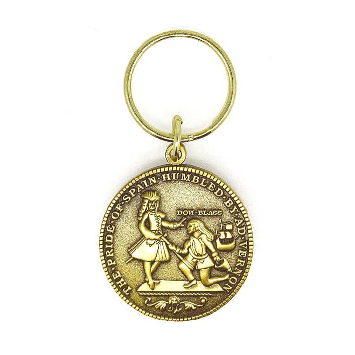 Replica Coin Keyring Blas de Lezo Vernon Cartagena 1741 for wholesale by Beclosetoyou