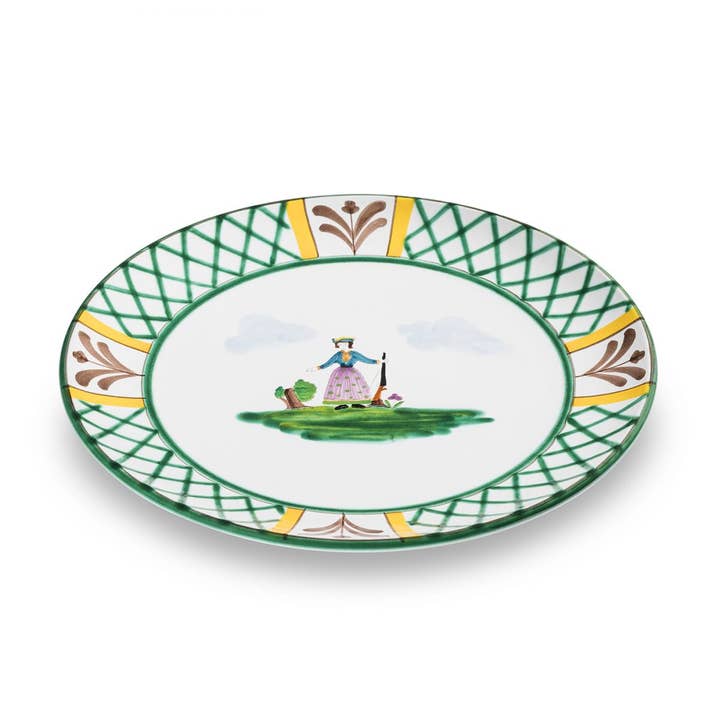 Hunting, dinner plate cup (Ø 25cm) for wholesale by Gmundner Keramik Handels GmbH
