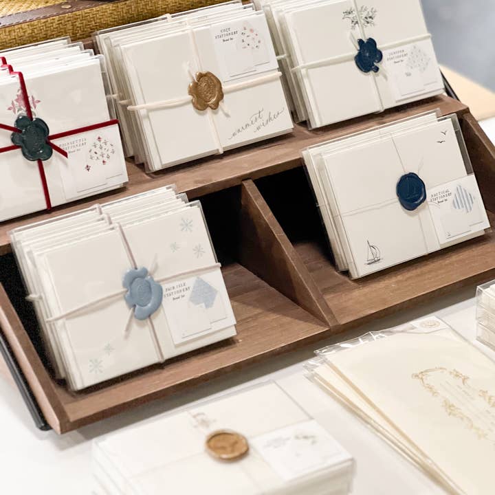 Ciarra Claire - Wholesale Stationery/Notecard Set - Nautical | Stationery Set of 65