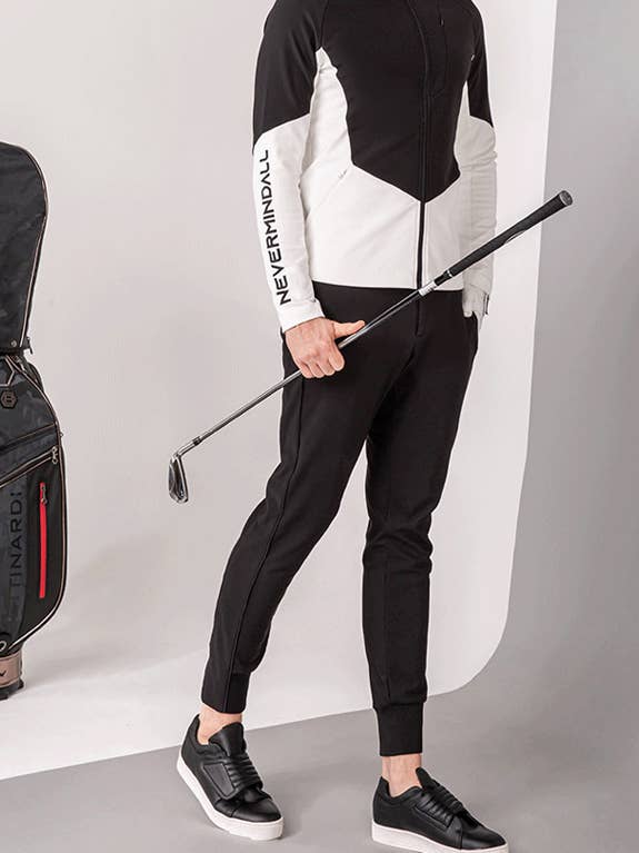 Enkelschakelaar joggingbroek met E-band voor wholesale door Nevermindall Golf