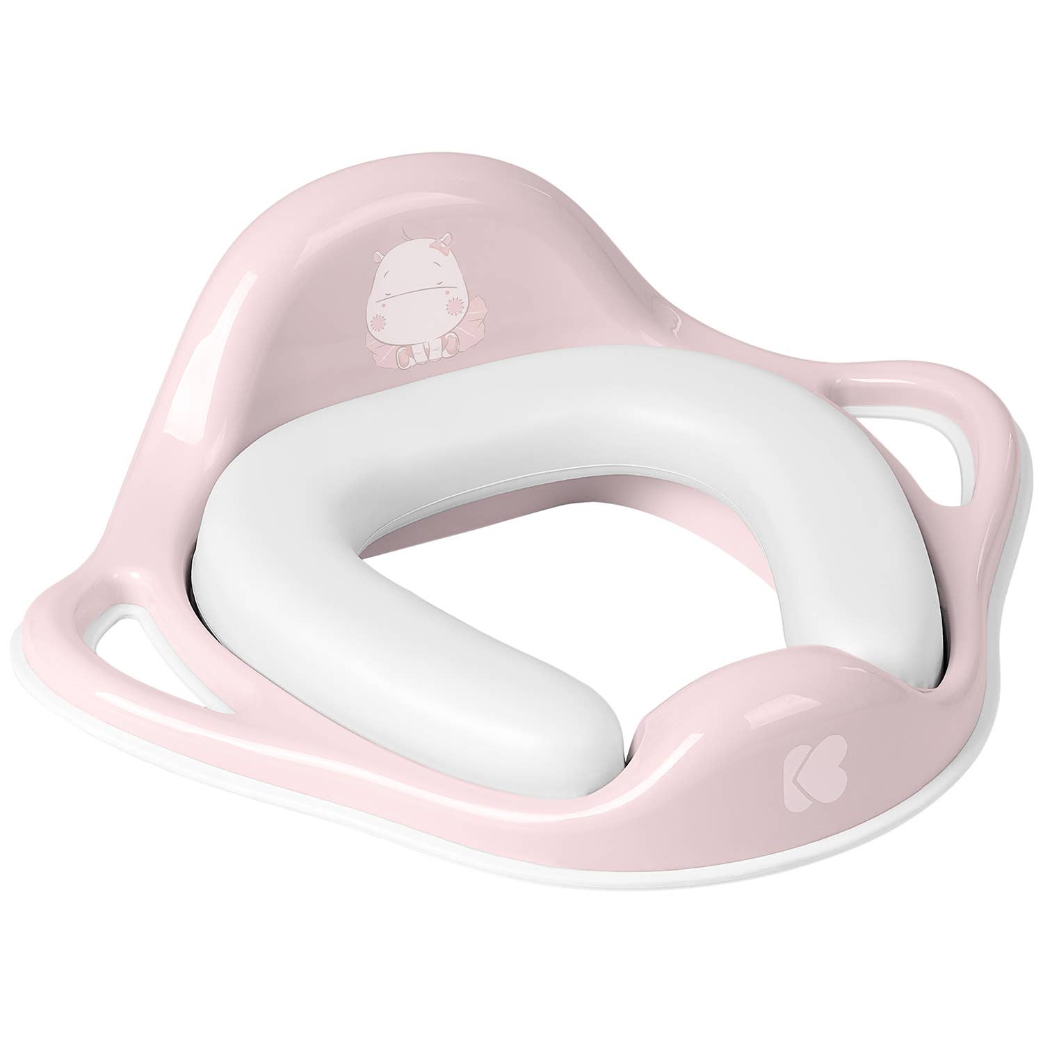Kikkaboo - Wholesale Bathroom Accessory Set - Hippo Pink Soft Cushion Toilet Seat0