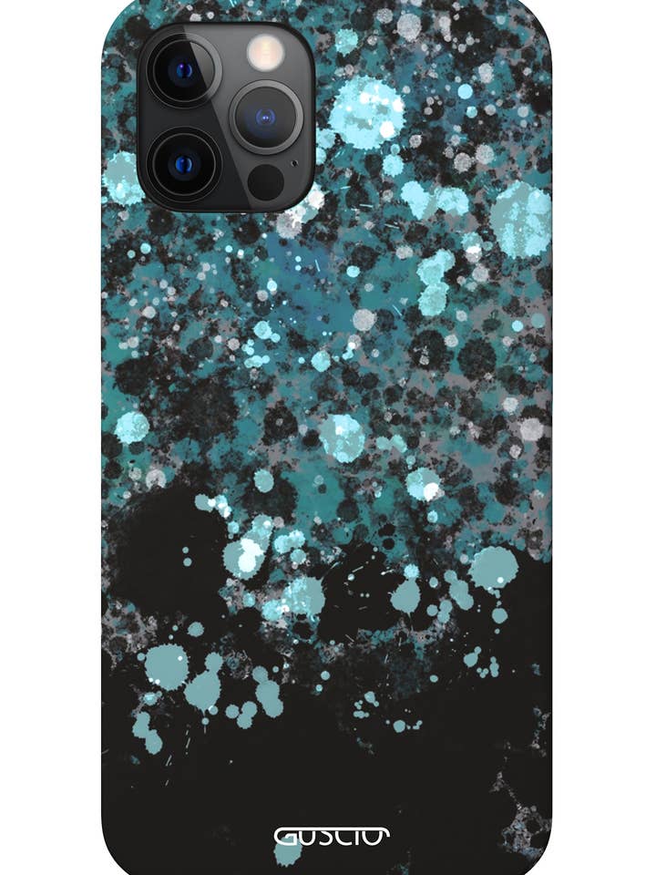 Capa Apple Soft Touch Blue Sprinkle por atacado de GUSCIO