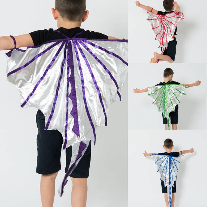 Dragon Trainer Cape - Green, Blue, Purple or Red for wholesale by Lets dress up