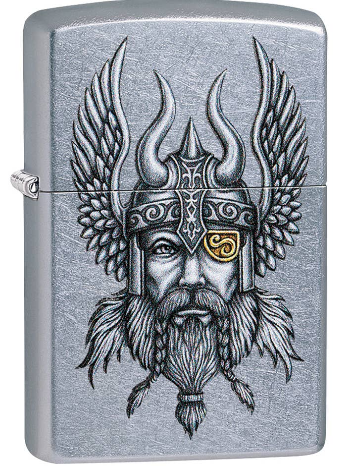 207 Viking Warrior Design for wholesale by Zippo Manufacturing Company