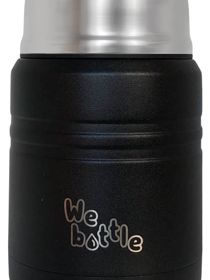 Food Jar 500ml Black for wholesale by We Bottle
