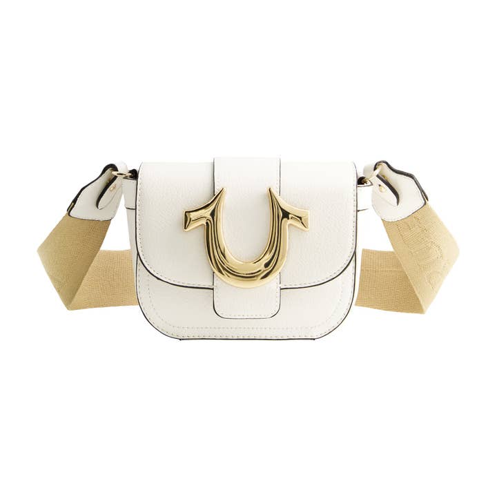 True Religion Mini Flap Crossbody, White for wholesale by True Religion