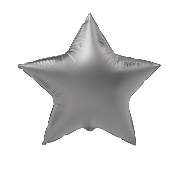 Folieballong Shape Star Moonlight Silver Satin Glans 45 cm för wholesale av Folat BV
