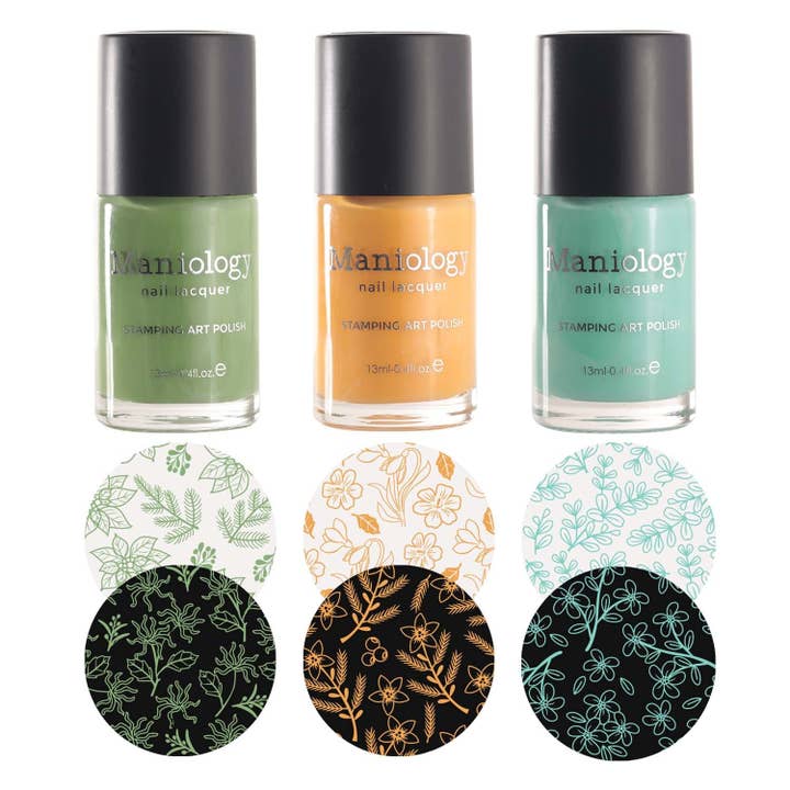 Kitschmas: 3-Piece Cream Stamping Polish Set for wholesale by Maniology