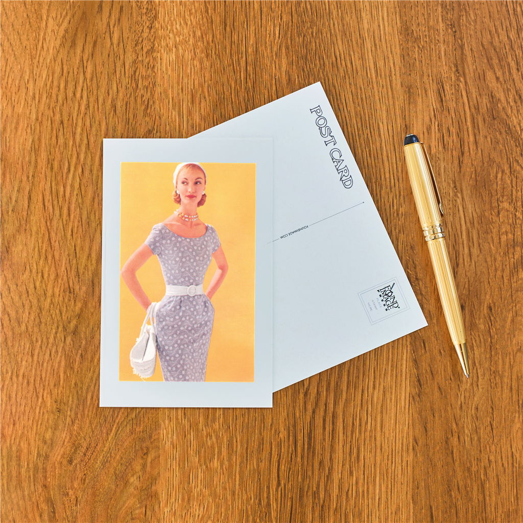Found Image Press – Großhandel Postkarten – Postkarte FN-58 Kleid aus den Fünfzigern1