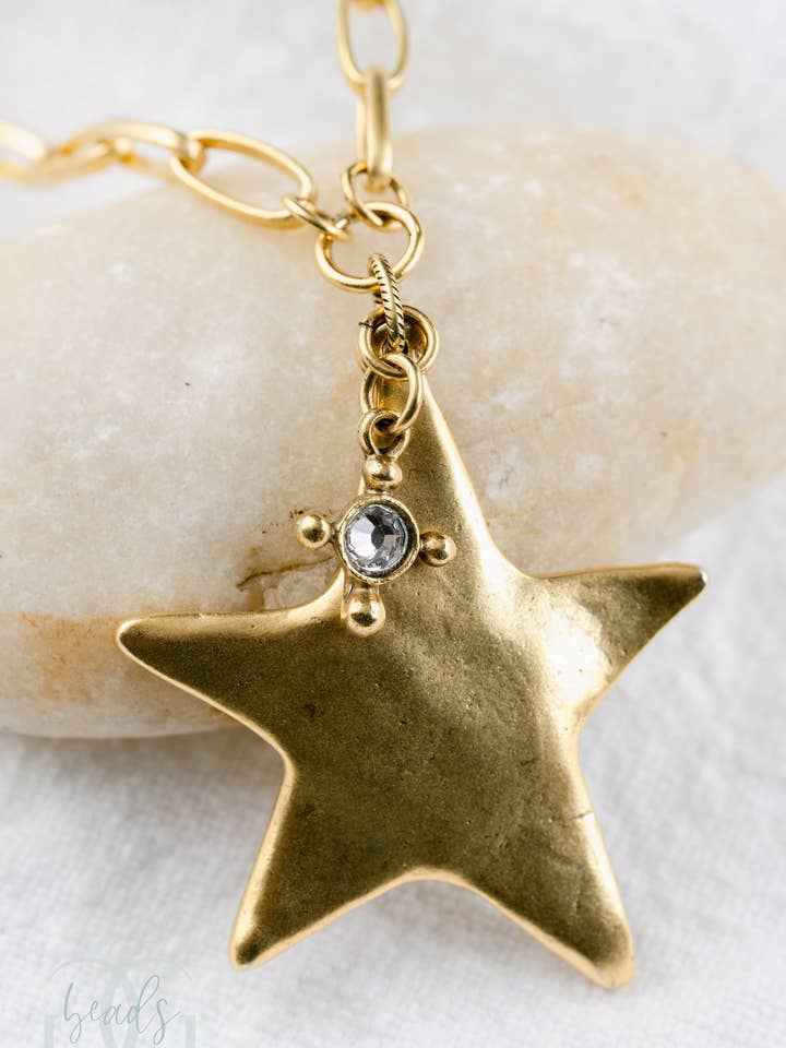 Stella Star Necklace for wholesale by Grace Girl Beads