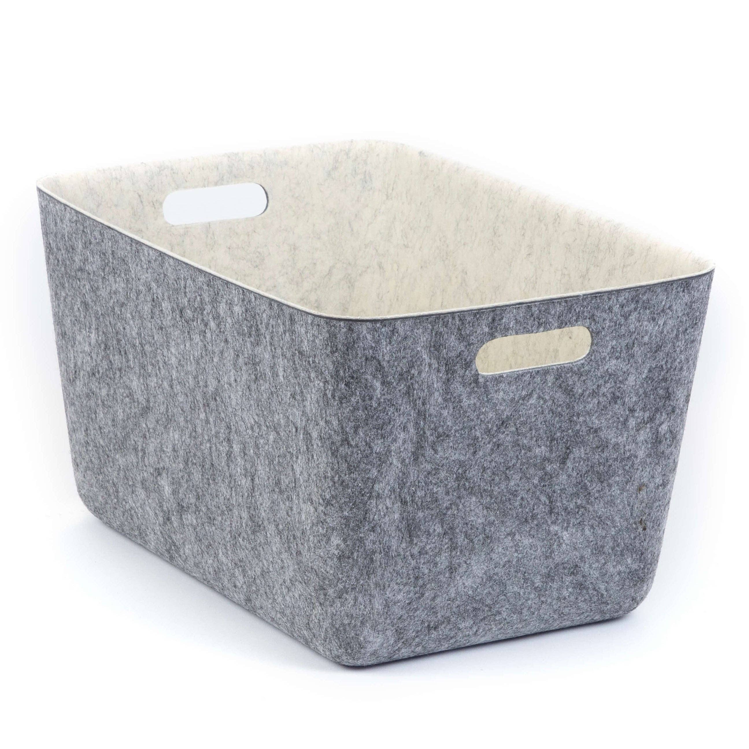 Three by Three Seattle - Wholesale Storage Bin - reSTAK recycled FELT storage medium tall2