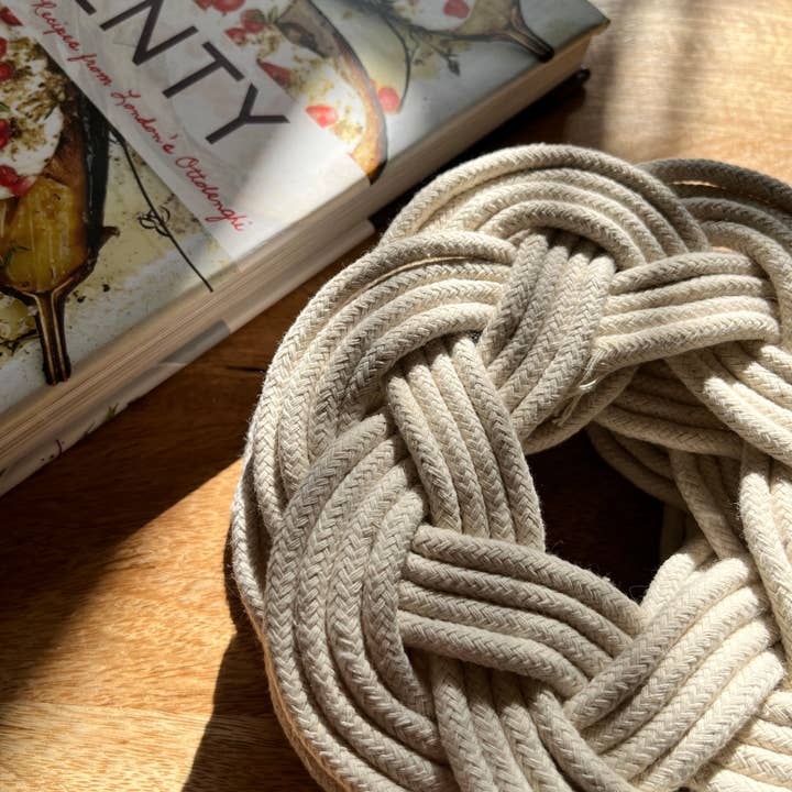 Make My Day Design - Wholesale Trivet - Round Nautical Rope Matt/Rope Trivet6