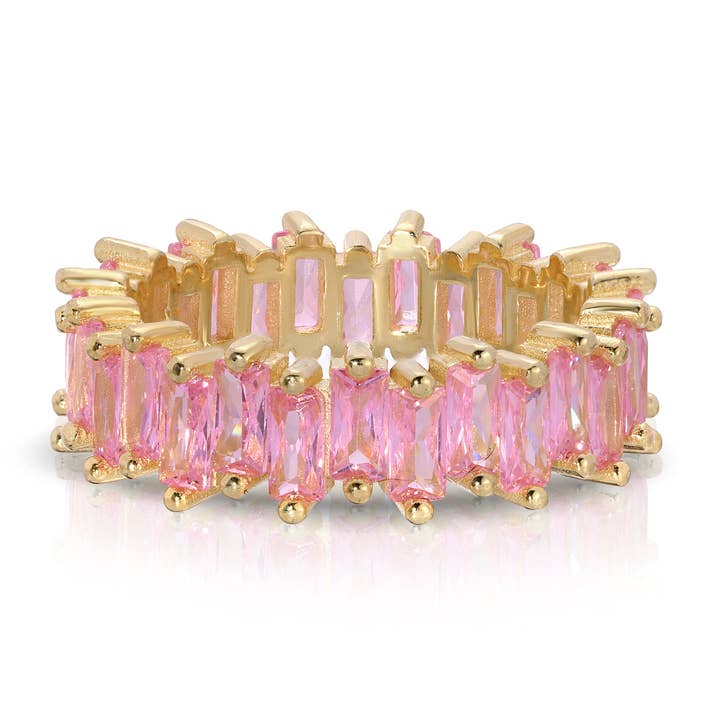 Baguette Eternity Band für den Großhandel von Essentials Jewels