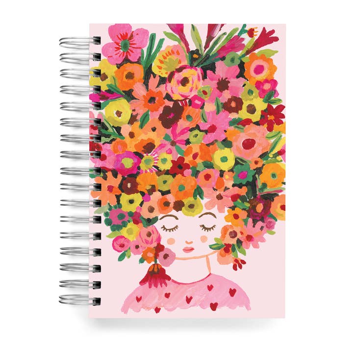 ecojot - Wholesale Sketchbook/Sketchpad - Flower Hair Sketchbook/80 blank sheets