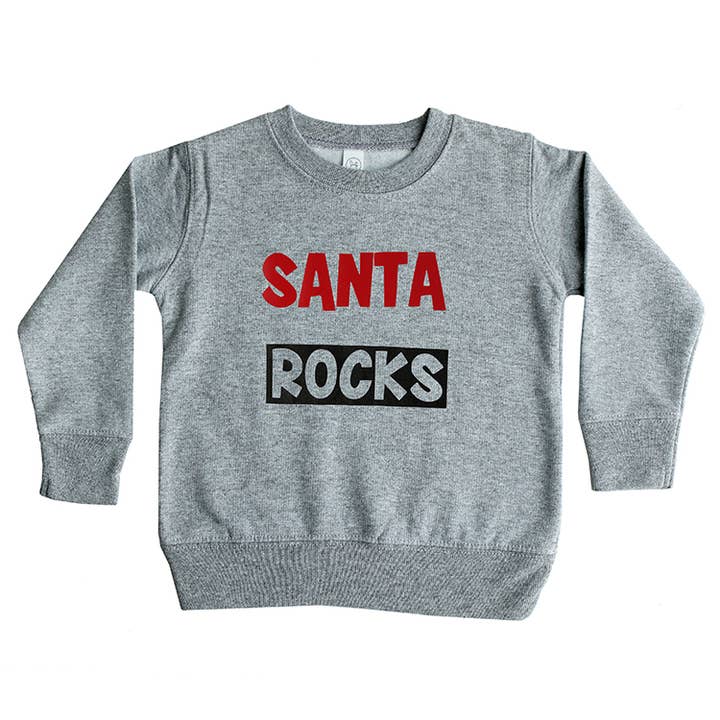 Santa Rocks Sweatshirt til drenge for engroshandel hos Sparkle Sisters by Couture Clips