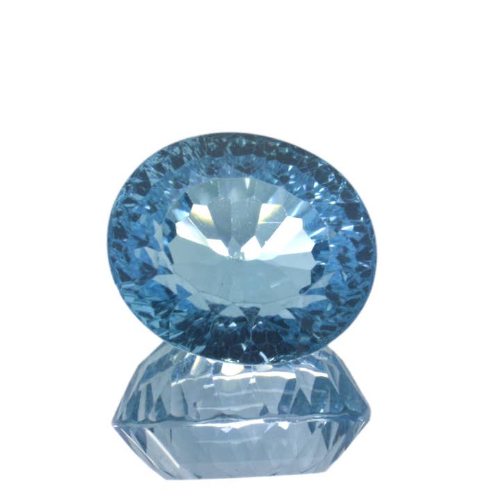 20,35 ct Oval Slipad Topas för wholesale av Naturjoya