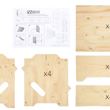 IZZIBOX - Wholesale Retailer Display Stand/Case - IZZIBOX DISPLAY PINE WOOD6
