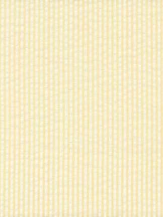 Yellow Seersucker Stripe in Cotton - Custom Made Fitted Sheet for wholesale by Wendy Anne