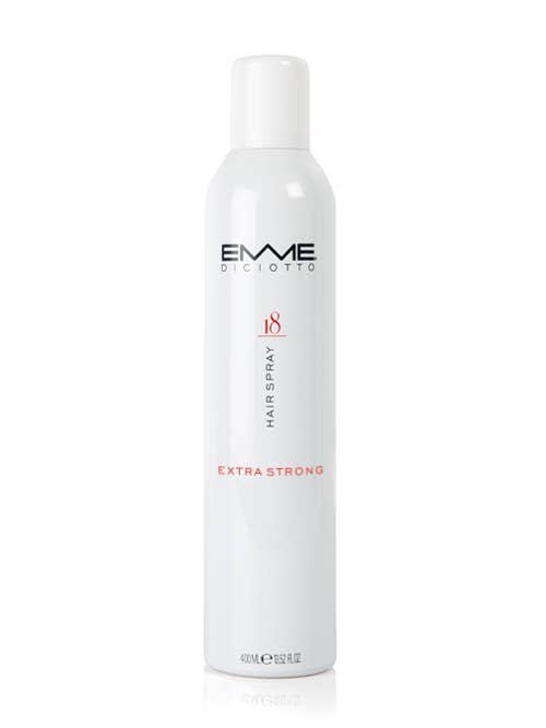 Extra Strong Hair Lacquer 400ML No.18 for wholesale by VORGES COIFFURE avec Emme Diciotto France