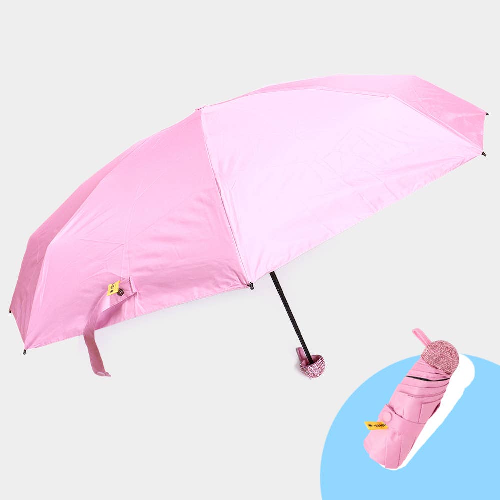 Sensibling Corp. - Wholesale Umbrella - Women's - Bling Handle Pointed Foldable Umbrella3