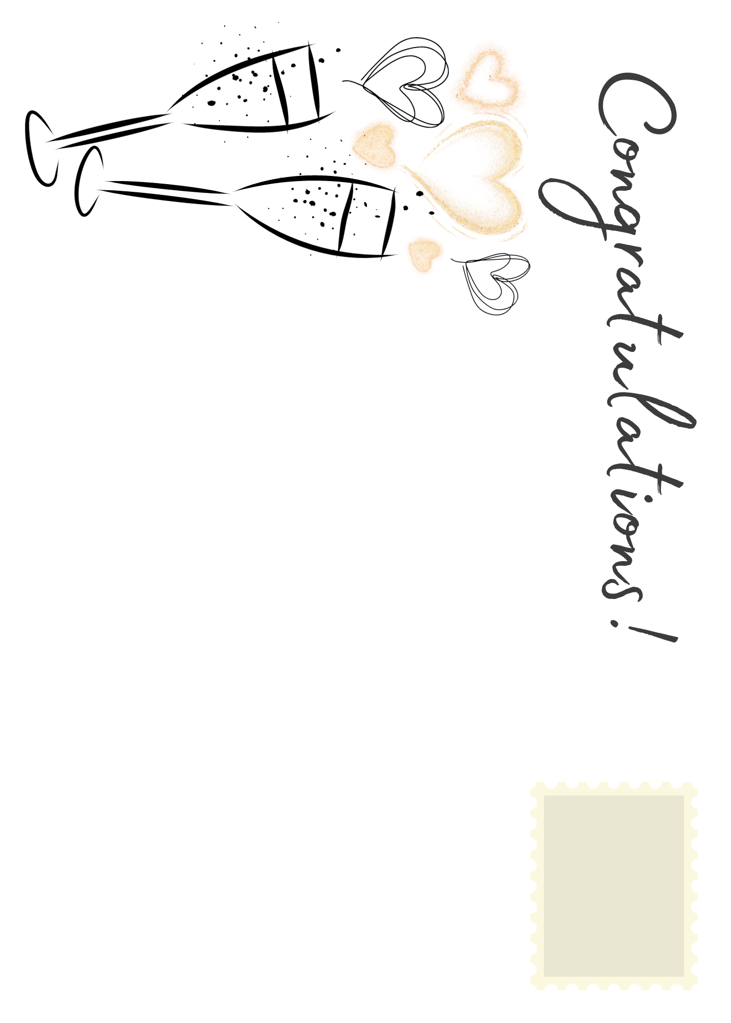 Bare Cards – wholesale Anniversary card – Son and Son-in-Law Champagne Anniversary Card4