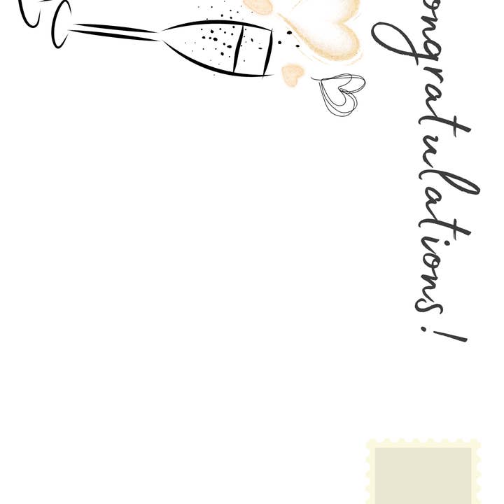 Bare Cards – wholesale Anniversary card – Son and Son-in-Law Champagne Anniversary Card4