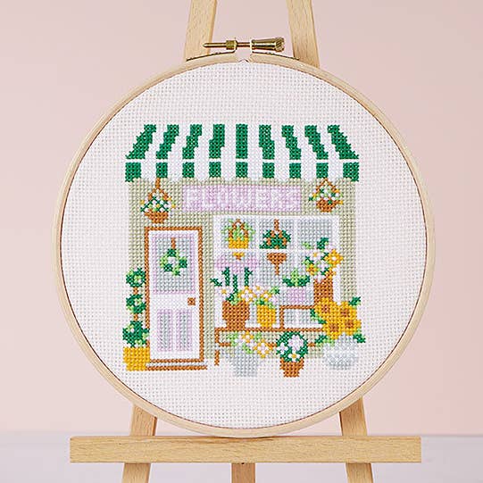 Little Buds Florist Kreuzstichset für den Großhandel von Caterpillar Cross Stitch