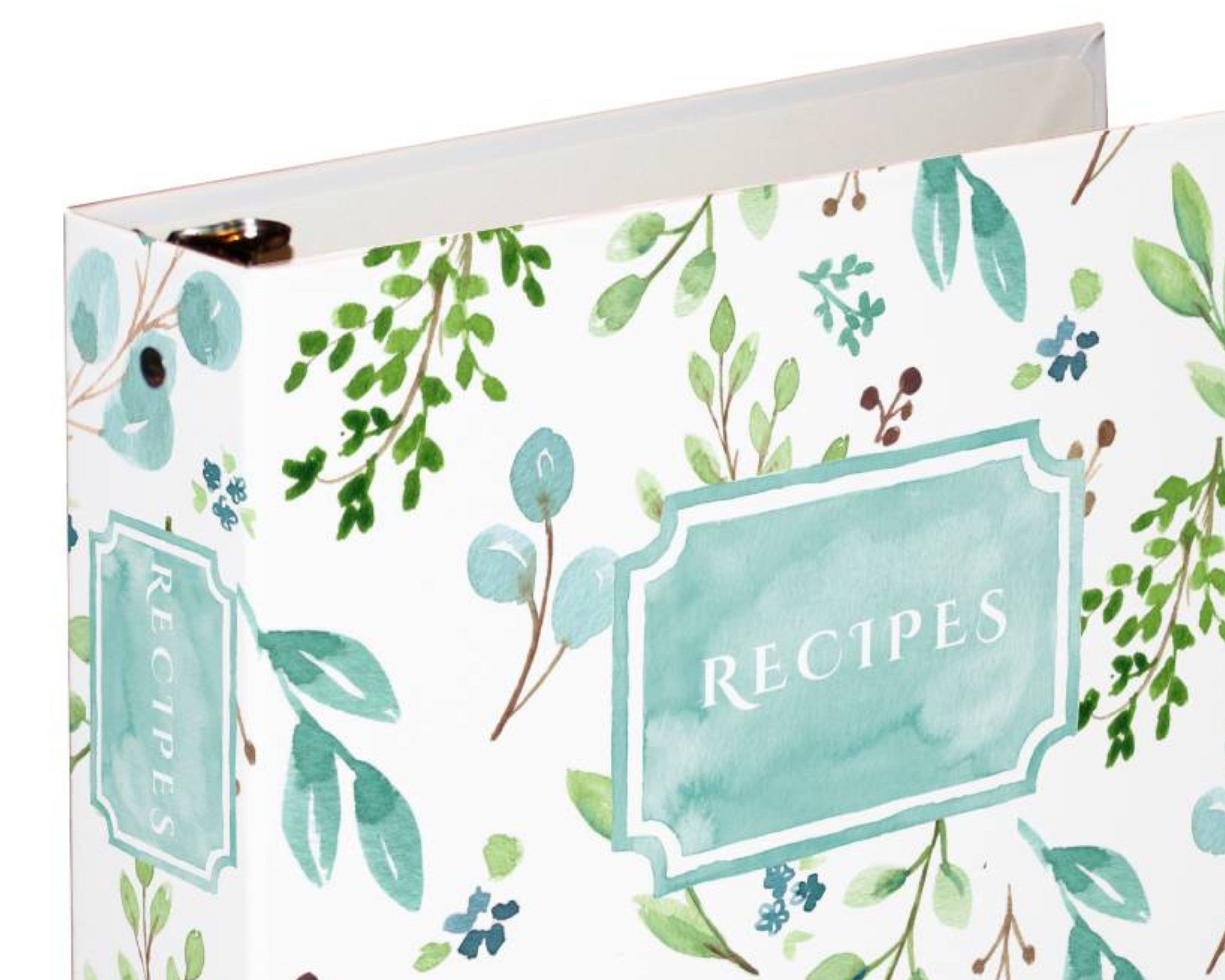 Rural Girl Studio - Vente Classeurs - Classeur de recettes - Classeur de recettes de verdure aquarelle2