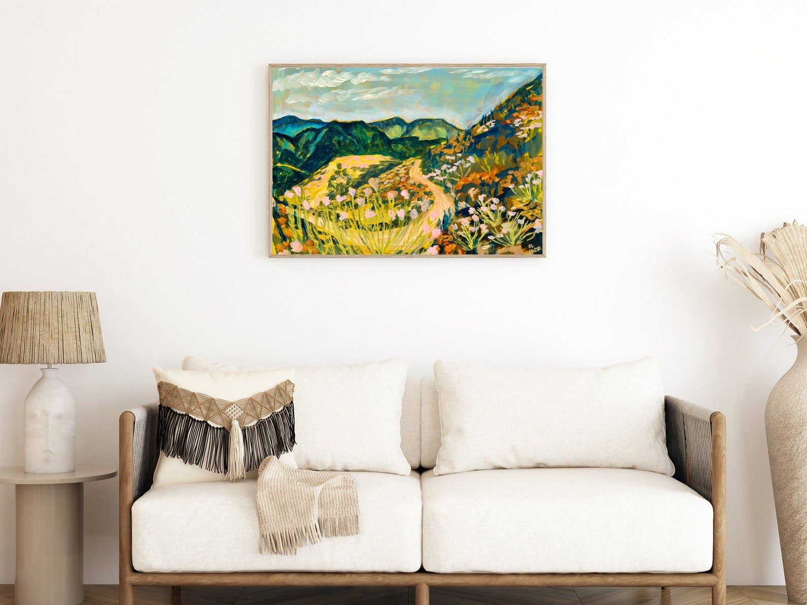 El Baker Art - Wholesale Art Print - California Wildflower Print – San Gabriel Mountains Botanical Wall Art Canvas4