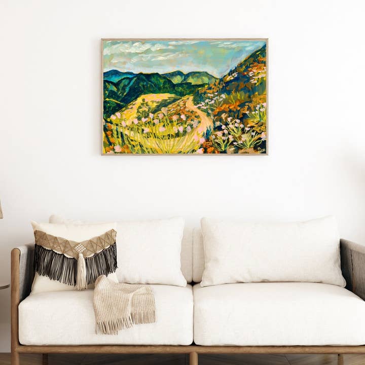 El Baker Art - Wholesale Art Print - California Wildflower Print – San Gabriel Mountains Botanical Wall Art Canvas4