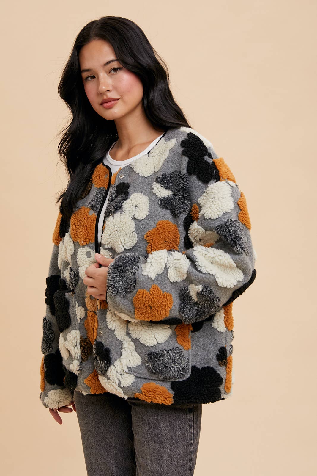 In Loom – wholesale Jacket – Women's – FLORAL TUFTED JACKET7