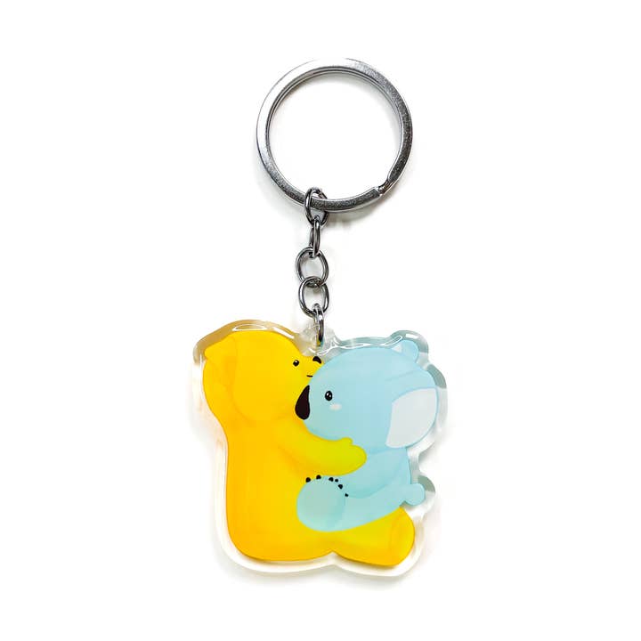 Sixtyeightcolors - Wholesale Keychain – Unisex - Bear & Koala Hug Keychain0