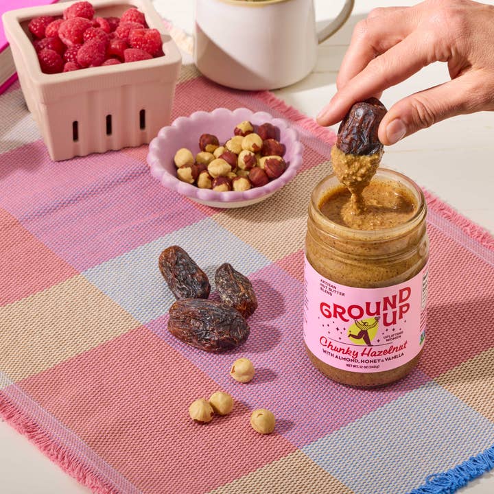 Ground Up - Wholesale Nut Butter - 12oz - Chunky Hazelnut4