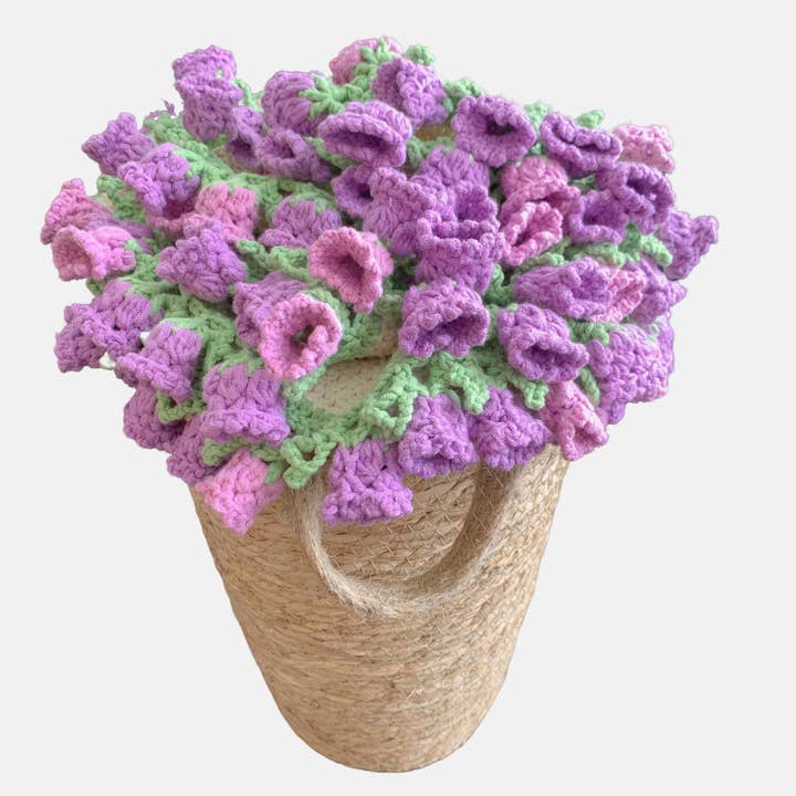 Lilyrosy(Duty free) - Wholesale Throw Blanket - Crochet lily of the valley Blanket, bouquet blanket 2