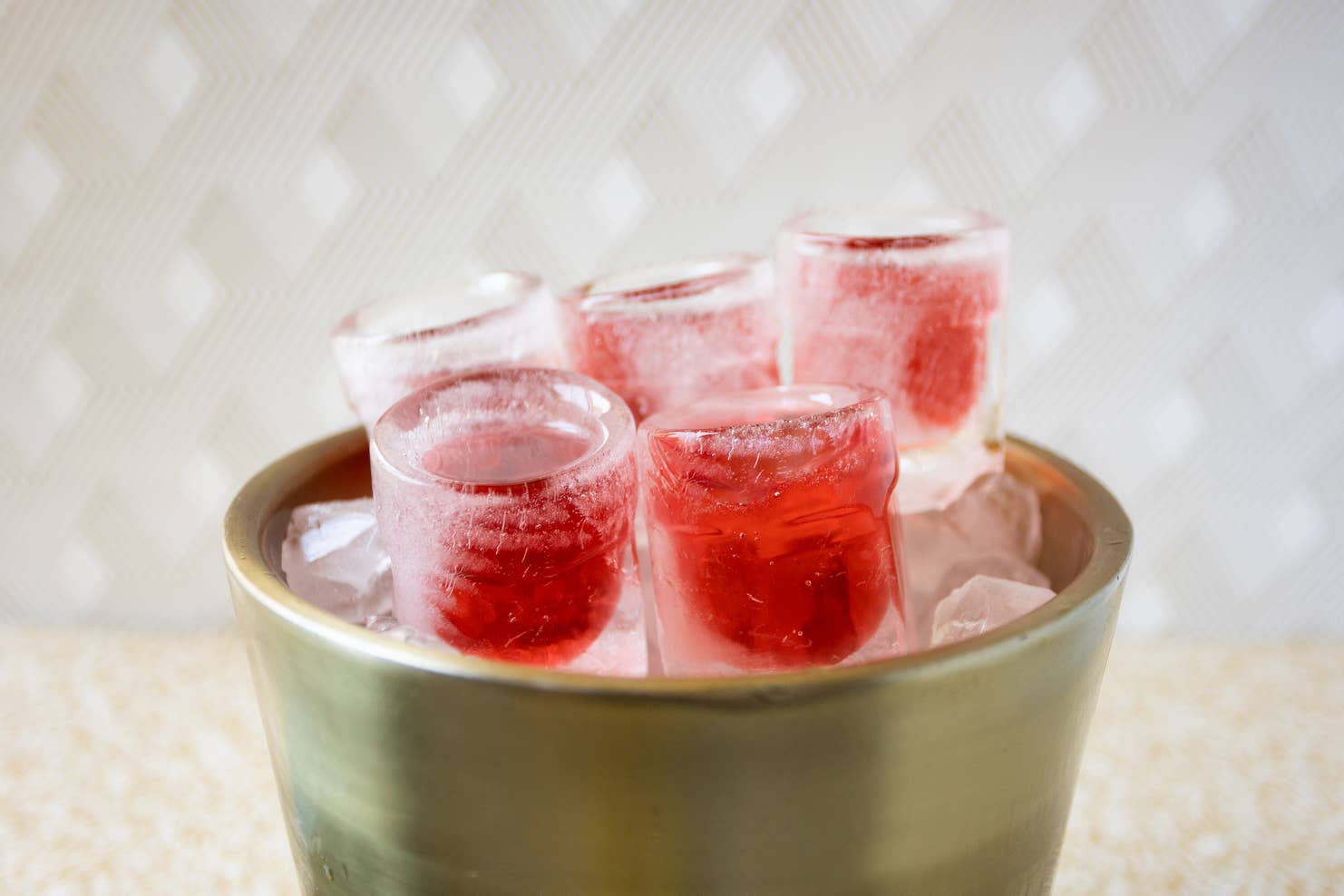 Fox Run Brands - Wholesale Ice Tray/Mold - Outset Silicone Hexagon Ice Shot Mold, 6 Glass Capacity4