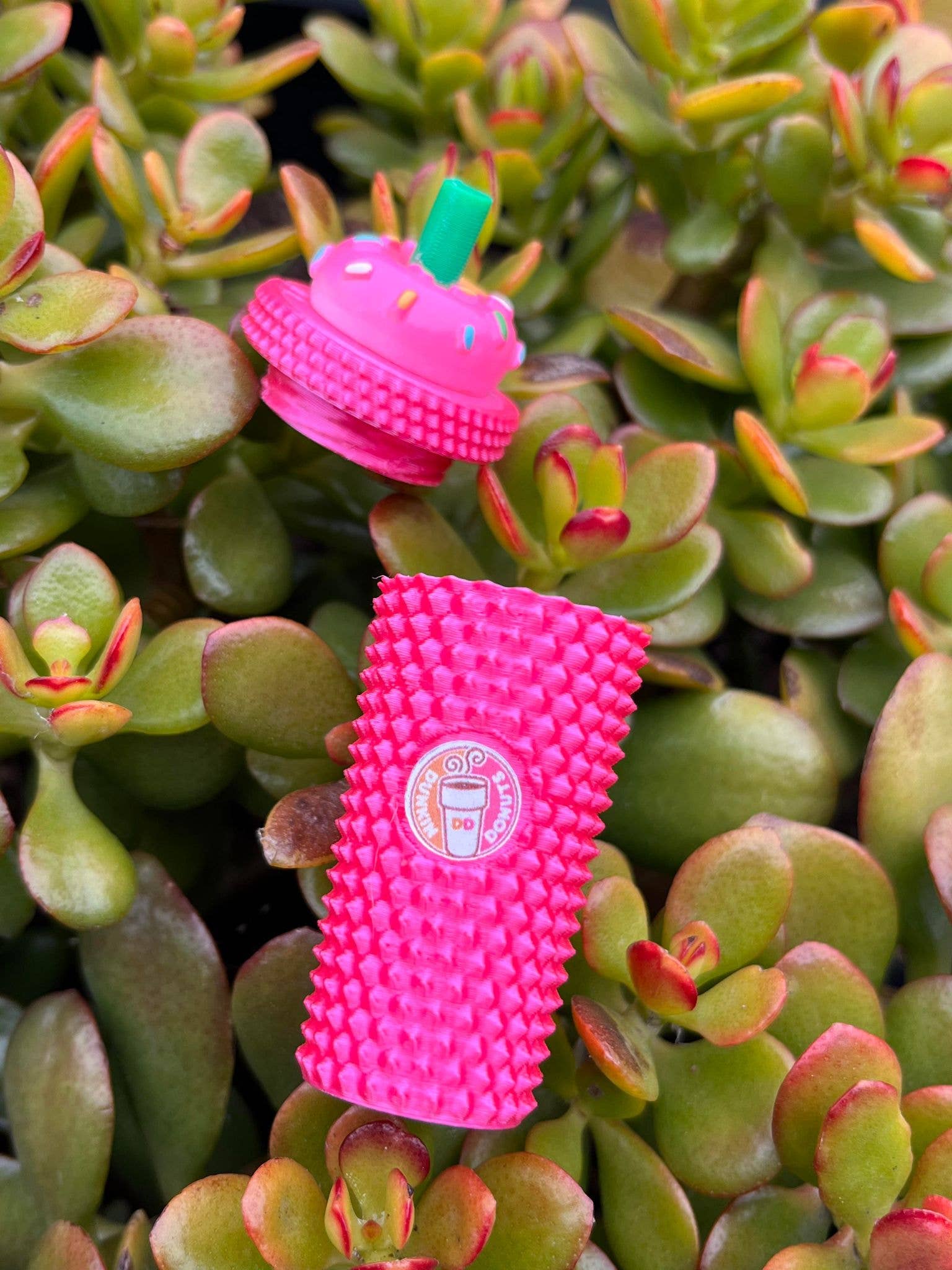 Roussell Prints and Demand LLC – Großhandel Schlüsselanhänger – Damen – Schlüsselanhänger Mini-Becher mit sechseckigem Schraubverschluss und Donut-Deckel5