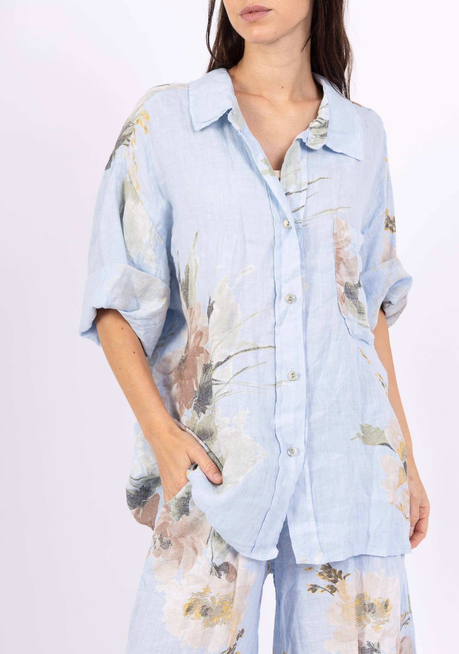 LINEN & COTTON HOUSE - Wholesale Jumpsuit - Women's - SET 100% LINEN 350 + 52998