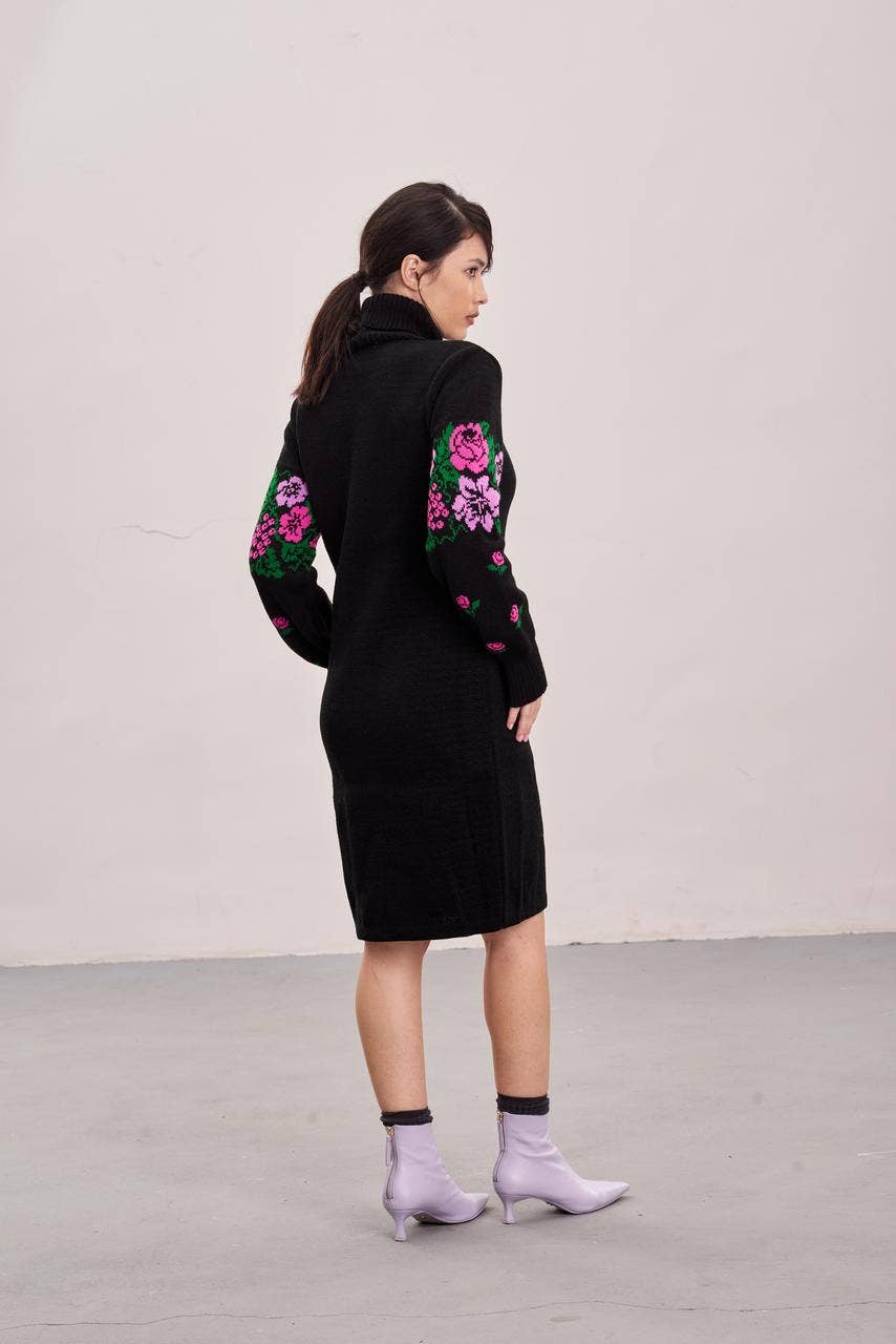 Handmade Originals Ukraine - Wholesale Dress - Women's - Knitted Warm Dress Horobina7