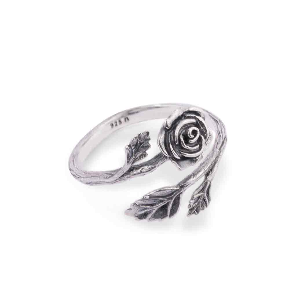 Nina Designs - Wholesale Band/Stacked Ring - Sterling Silver or Bronze Rose Adjustable Ring5