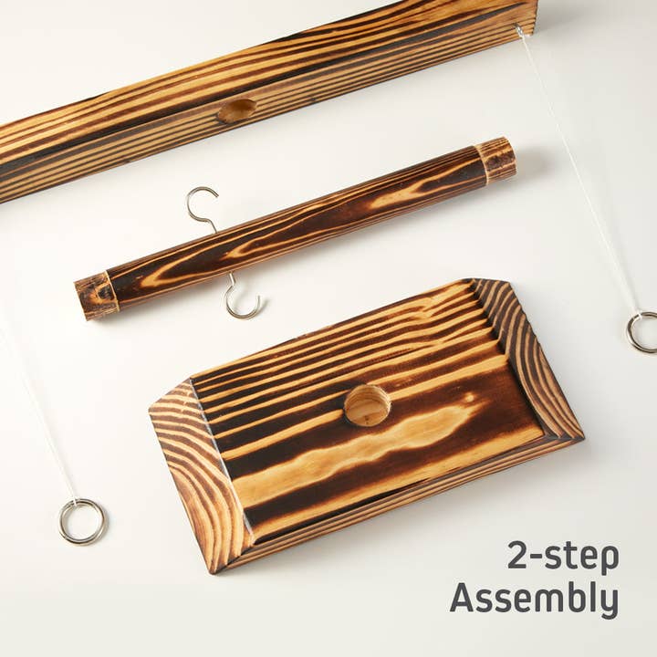 Craggy Games - Wholesale Board Game - HOOKS! Ring Toss and Shot Ladder® - Burned5