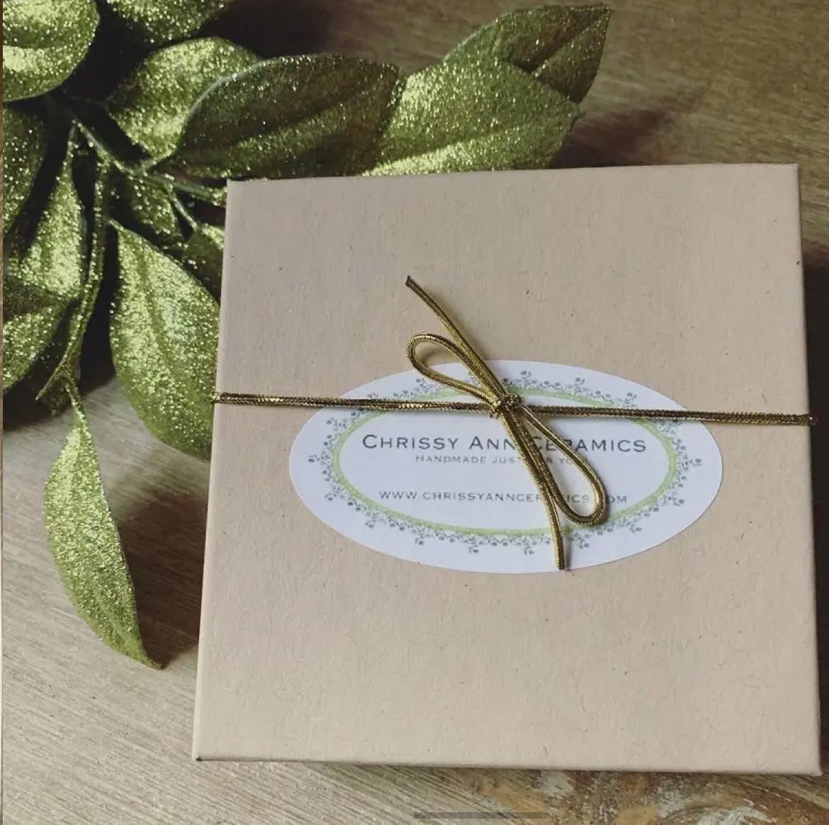 Chrissy Ann Ceramics - Wholesale Ornament - Baby First Christmas Giraffe Ornament  | Handmade Pottery 2