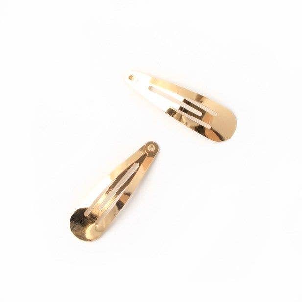 Inca UK – wholesale Hair clip – Women’s – Card of 6 Pale Gold Colour Sleepies. 5cm1