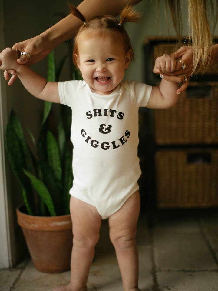 The Bee & The Fox - Wholesale Bodysuit (Non-Footed) - Baby - Shits & Giggles (Onesie)