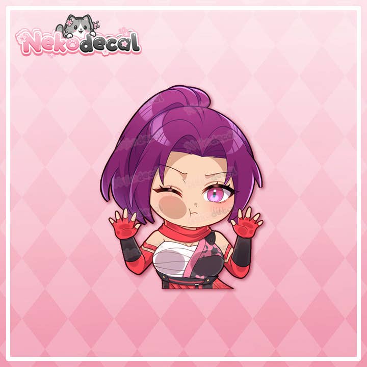 Nekodecal - Wholesale Sticker - Chibi Hero Peekers3