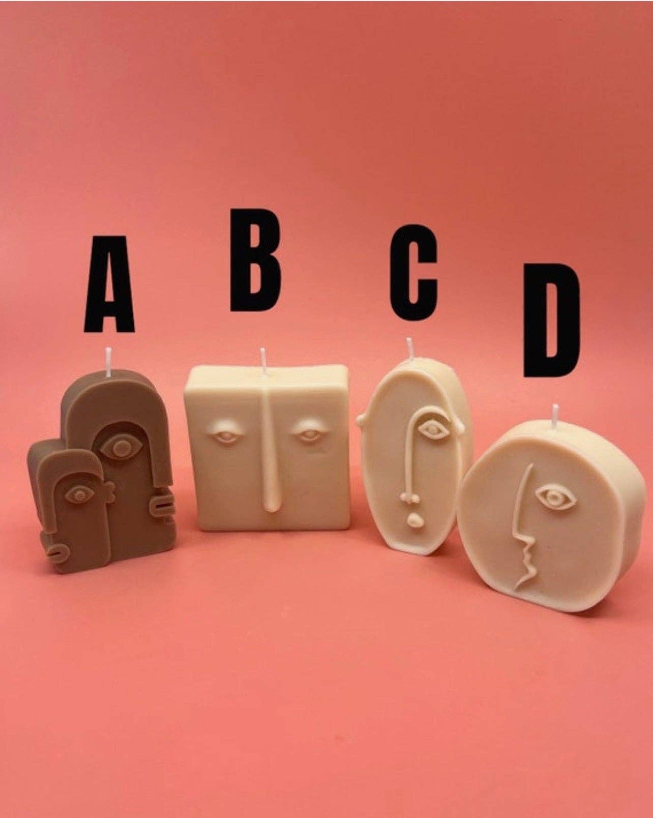 Candle Lume - Wholesale Novelty Candle - Abstract Face Candle1