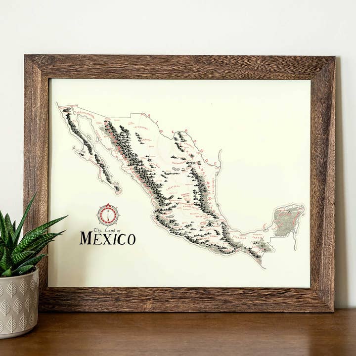Mexico Map for wholesale by Lord of Maps