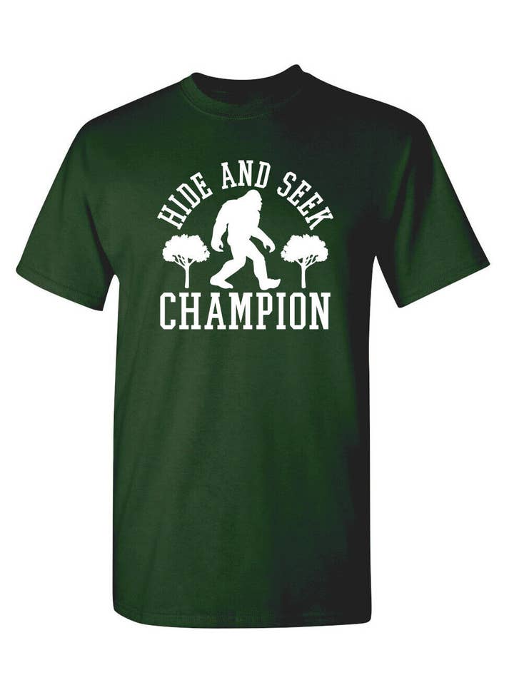 Feelin Good Tees - Wholesale Screen Printed T-Shirt - Unisex - Bigfoot - Hide And Seek Champion4