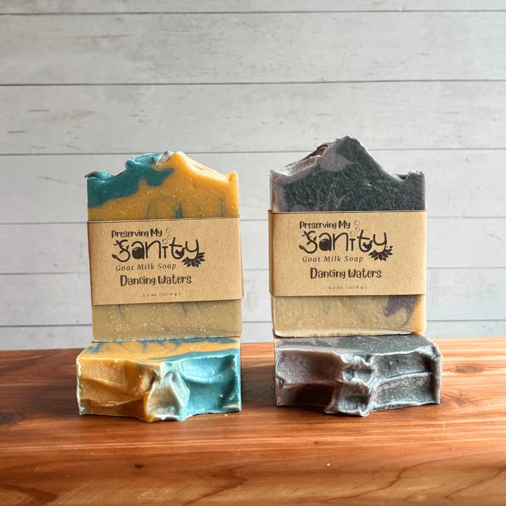 Dancing Waters Goat Milk Soap | Beach Themed Artisan Soap for wholesale by Preserving My Sanity Goat Milk Soap